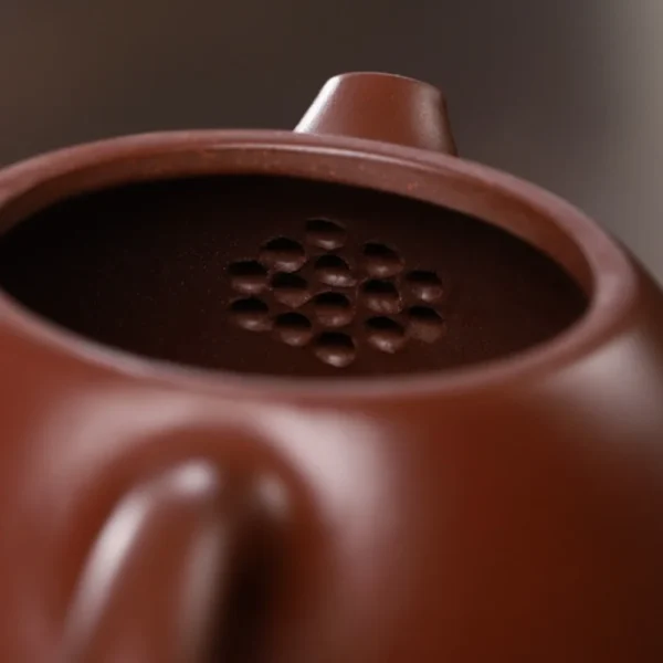 Innovative and adorable spout design, featuring 14-hole filter for tea, ensuring smooth water flow and preventing tea leaf blockage